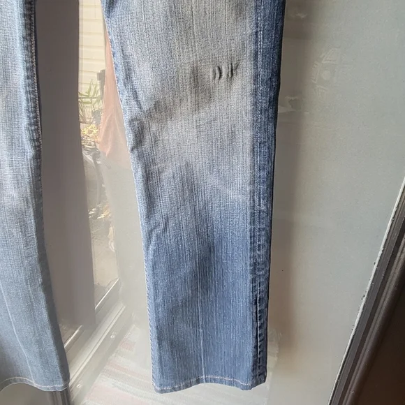 7 For All Mankind Bootcut Womens 28 Rise 8" Denim Flare Stretch Blue Stretchy - Picture 10 of 12